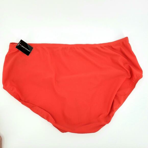Ashley Stewart Swim Bottom red orange sz 24 - Picture 2 of 7